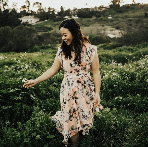 Floral Ruffle High/Low Maxi Dress - Picture 4 of 4